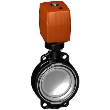 電動蝶閥 +GF+蝶閥 進口蝶閥 140型蝶閥，24V 不帶手動手柄